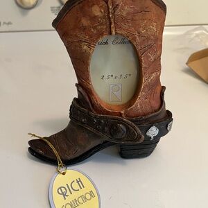 Vantage Western Boot Picture Frame